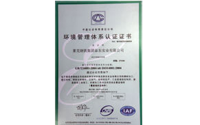 环境管理体系证书 环境管理体系证书